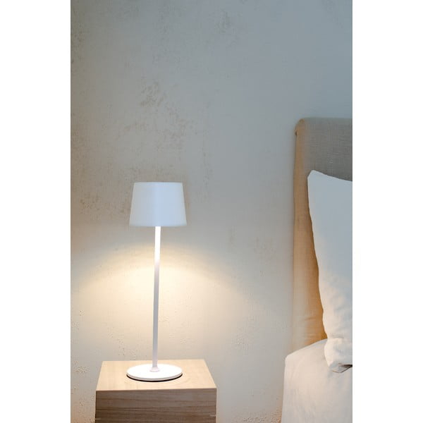 Biała lampa stołowa LED (wys. 38 cm) Fiore – Markslöjd-image-1