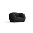 Ciemnoszary fotel z materiału bouclé Essen – Cosmopolitan Design