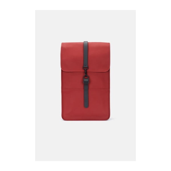 Czerwony plecak o wysokiej wodoodporności Rains Backpack Mini