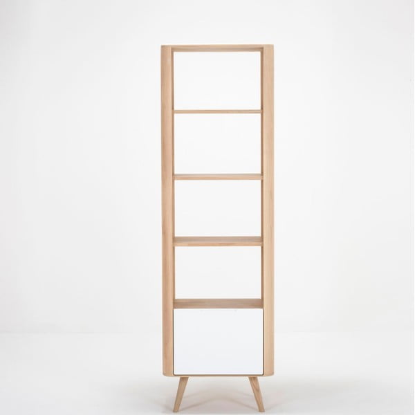 Regał z drewna dębowego Gazzda Ena, 60x42x196 cm-image-2