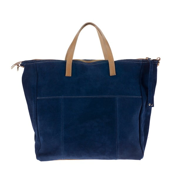 Niebieska skórzana torebka Pitti Bags Judy