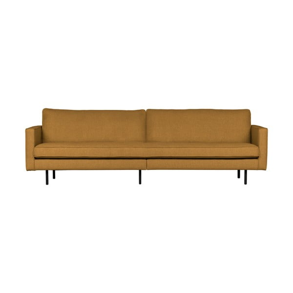Ciemnożółta sofa BePureHome Rodeo, 277 cm