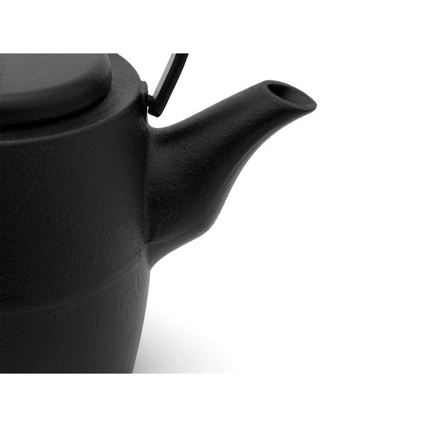 Czarny żeliwny dzbanek do herbaty z sitkiem 1,2 l Kobe – Bredemeijer-image-4
