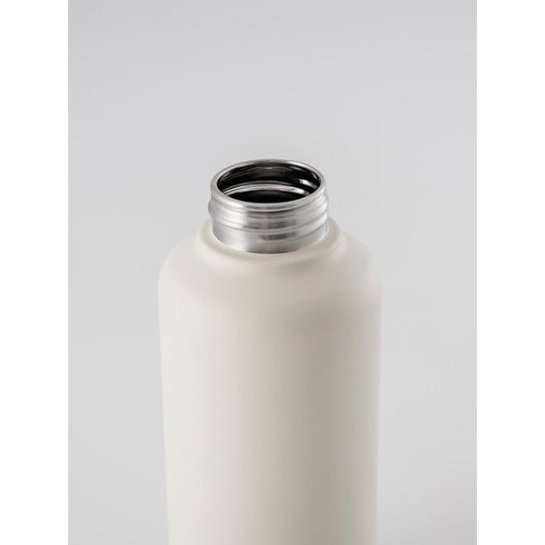 Biała nierdzewna butelka Equa Timeless, 1 l-image-1