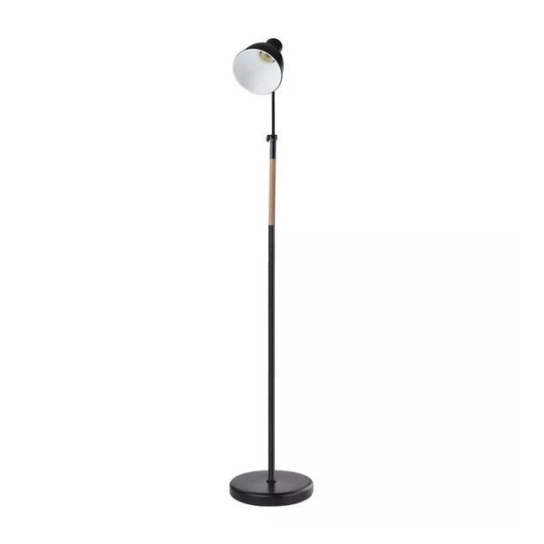 Czarna lampa stojąca z metalowym kloszem (wys. 150 cm) Edward – EMOS-image-2