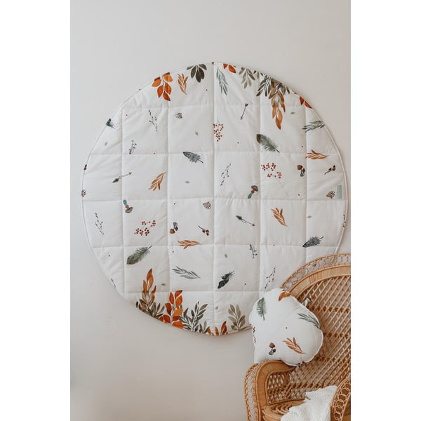 Biała mata do zabawy dla dzieci Forest Friends – Moi Mili-image-1