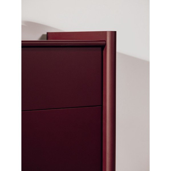 Bordowa komoda 160x91x46 cm Rali – noo.ma-image-4