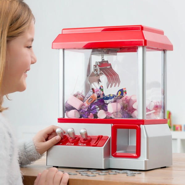 Automat do losowania fantów z dźwiękiem InnovaGoods Fairground Claw Machine