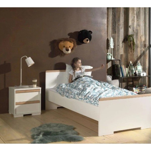 Biała dziecięca szafka nocna London – Vipack-image-1