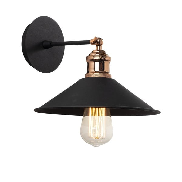 Czarny kinkiet ø 24 cm Berceste – Opviq lights-image-2