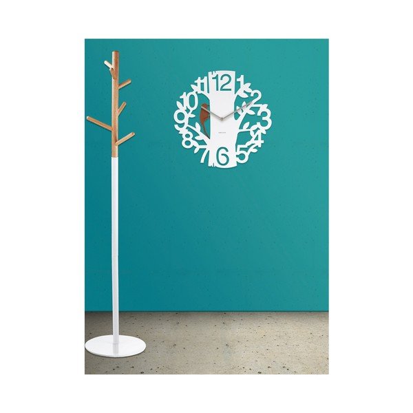 Zegar Woodpecker White-image-1