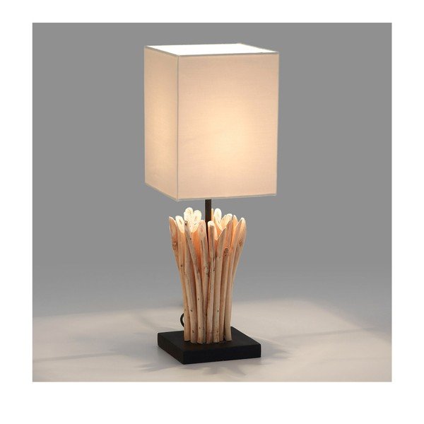 Beżowa lampa stołowa Kave Home Poob-image-1