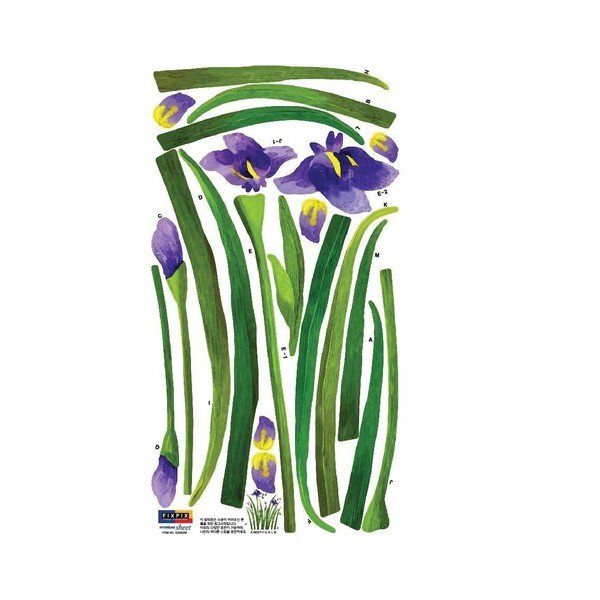 Naklejka Iris Purple, 33x60 cm-image-1