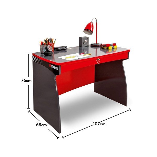 Czerwone biurko Champion Racer Study Desk-image-1