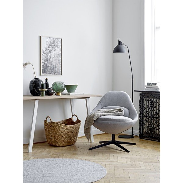 Szary dywan Bloomingville Roxie, ⌀ 120 cm-image-1