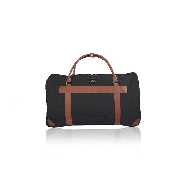 Czarna torba podróżna na kółkach GENTLEMAN FARMER Oslo, 40 l-image-1