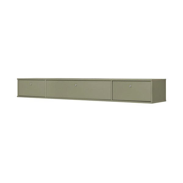 Szafka pod TV w kolorze khaki 176x22x32,5 cm Mistral – Hammel Furniture-image-1