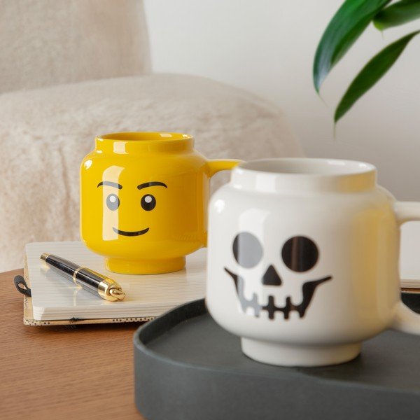 Żółty ceramiczny kubek dla dzieci 530 ml Head – LEGO®-image-1