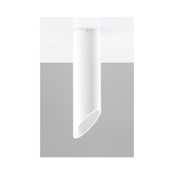 Biała lampa sufitowa Sollux Nixon, długość 40 cm-image-2