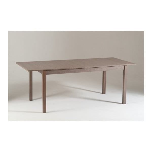Szary drewniany stół rozkładany Castagnetti Top, 160 cm