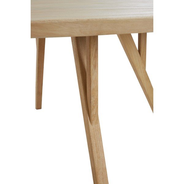 Okrągły stół z litego drewna mango ø 140 cm Quenza – Light & Living-image-2