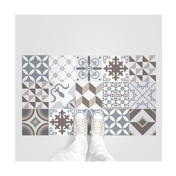 Wodoodporna naklejka na podłogę Ambiance Brown Style, 100x60 cm-image-4