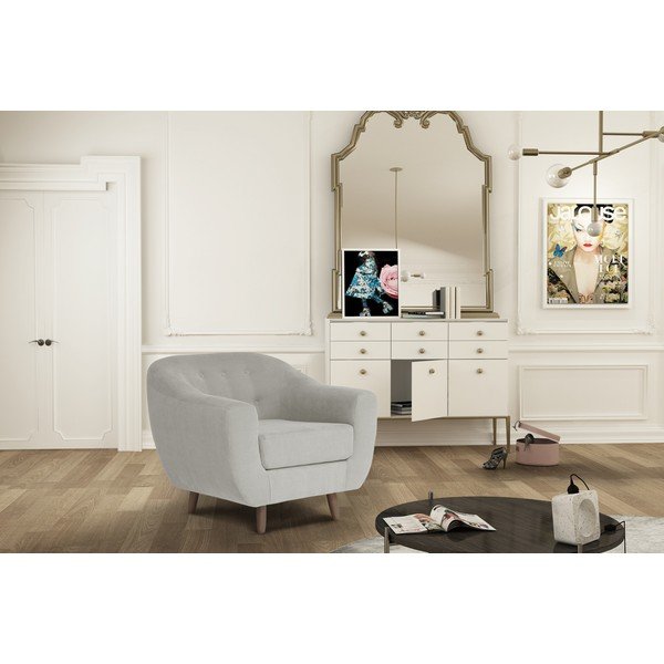 Kremowy fotel Jalouse Maison Vicky-image-1
