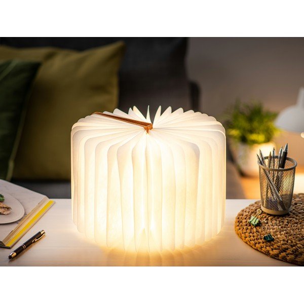 Lampa stołowa LED z tekstylnym kloszem (wysokość 2,5 cm) Harmony – Gingko-image-4