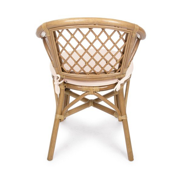 Drewniano-rattanowe krzesło ogrodowe w naturalnym kolorze Athina – Bizzotto-image-4