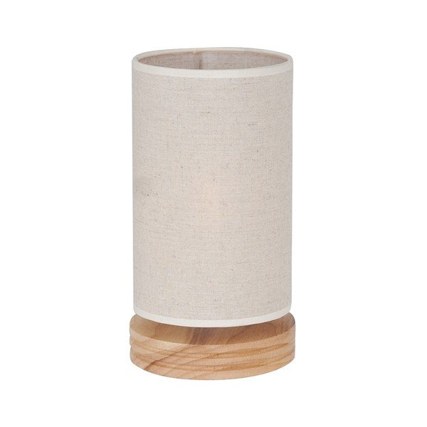 Lampa stołowa z drewnianą podstawą Homemania Lola