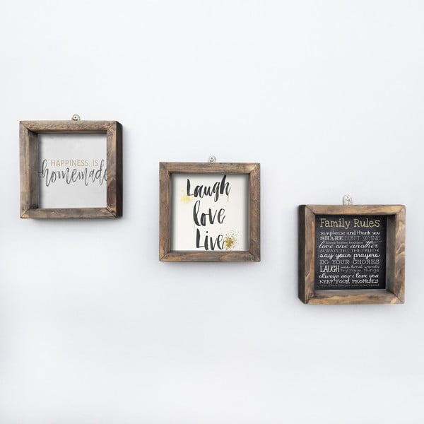 Tabliczka 15x15 cm Mottos – Evila Originals