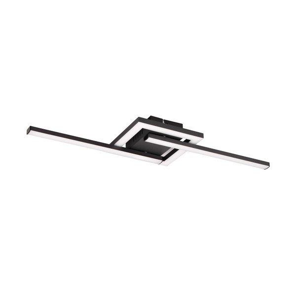 Czarna lampa sufitowa LED 16x54 cm Viale – Reality