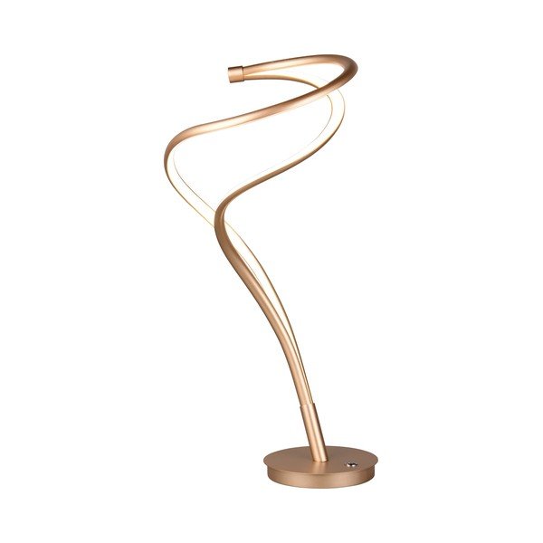 Lampa stołowa LED w kolorze złota z metalowym kloszem (wys. 56 cm) Nala – Trio Select-image-2