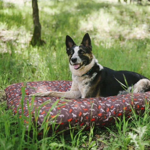 Brązowe legowisko dla psów 90x120 cm Outdoor Bed Mocha L – P.L.A.Y.-image-1