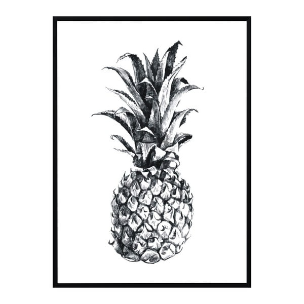 Plakat Nord & Co Pineapple, 21x29 cm