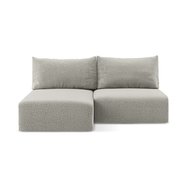 Jasnoszary rozkładany/ze schowkiem narożnik (lewostronny) Kalena – Makamii