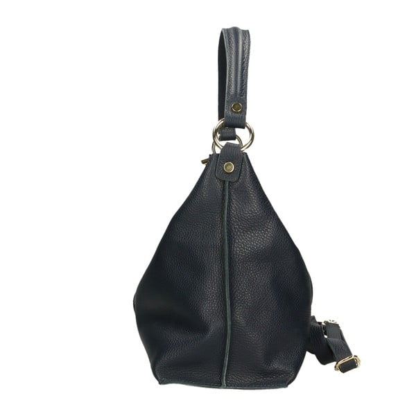 Granatowa torba skórzana Chicca Borsa Hagoda-image-3