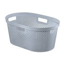 Szary kosz na pranie Curver Infinity, 40 l