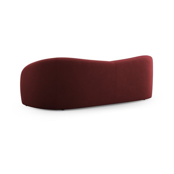 Bordowa aksamitna sofa 237 cm Santi – Interieurs 86-image-3