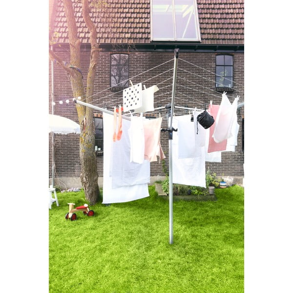 Ogrodowa suszarka na pranie w kolorze srebra 60 m Lift-o-Matic Advance – Brabantia-image-1