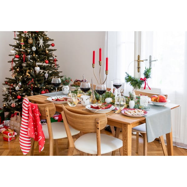 Bawełniane ścierki ze świątecznym motywem zestaw 4 szt. 50x70 cm Candy Cane – Catherine Lansfield-image-3