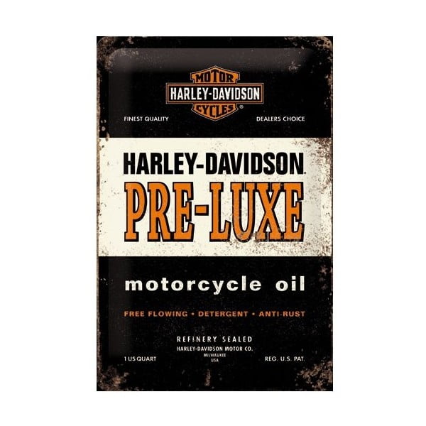 Blaszana tabliczka Harley Pre-Luxe, 20x30 cm