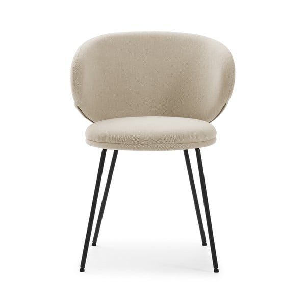 Beżowe tapicerowane fotele jadalniane zestaw 2 szt. Rush – Marckeric-image-2