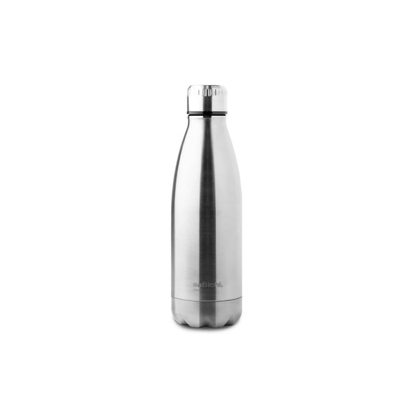 Butelka termiczna ze stali nierdzewnej w kolorze srebra Sabichi Stainless Steel Bottle, 450 ml