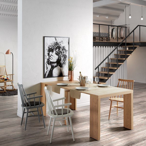 Krzesło z drewna kauczukowego Kave Home Kristie-image-1