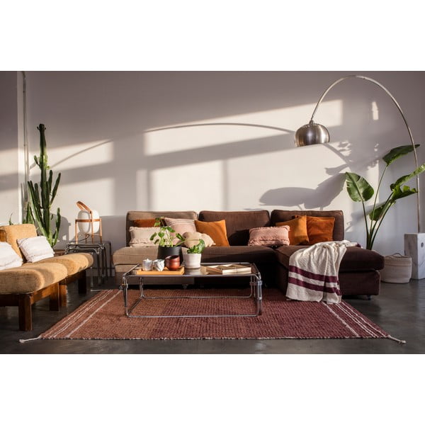 Ceglasty bawełniany dywan 170x240 cm Twin Toffee – Lorena Canals-image-1