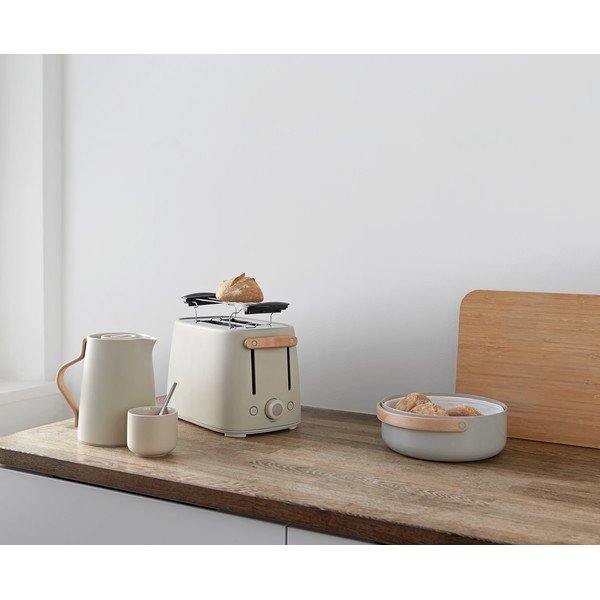 Beżowy toster ze stali nierdzewnej Emma – Stelton-image-2