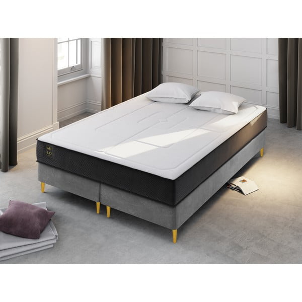 Twardy/średnio twardy piankowy materac dwustronny 180x200 cm Fabio – Milo Casa-image-1