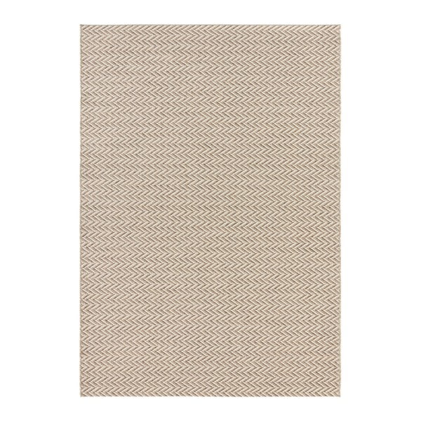 Kremowy dywan odpowiedni na zewnątrz Elle Decoration Brave Caen, 120x170 cm