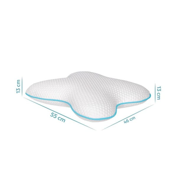 Poduszka ortopedyczna wypełniona pianką pamięciową 46x55 cm – Mila Home-image-4